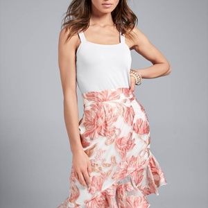 Pink Multi Floral Skirt